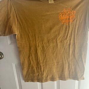 Gildan spooky mama Brown and Orange Short Sleeve Tee
